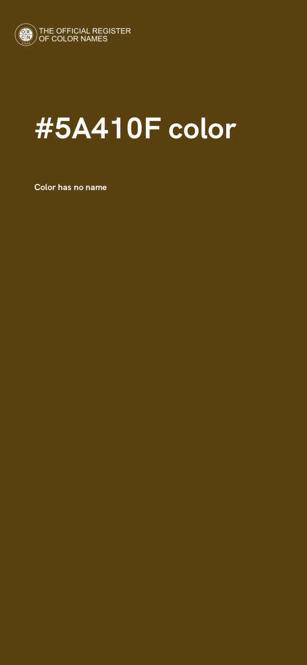 #5A410F color image
