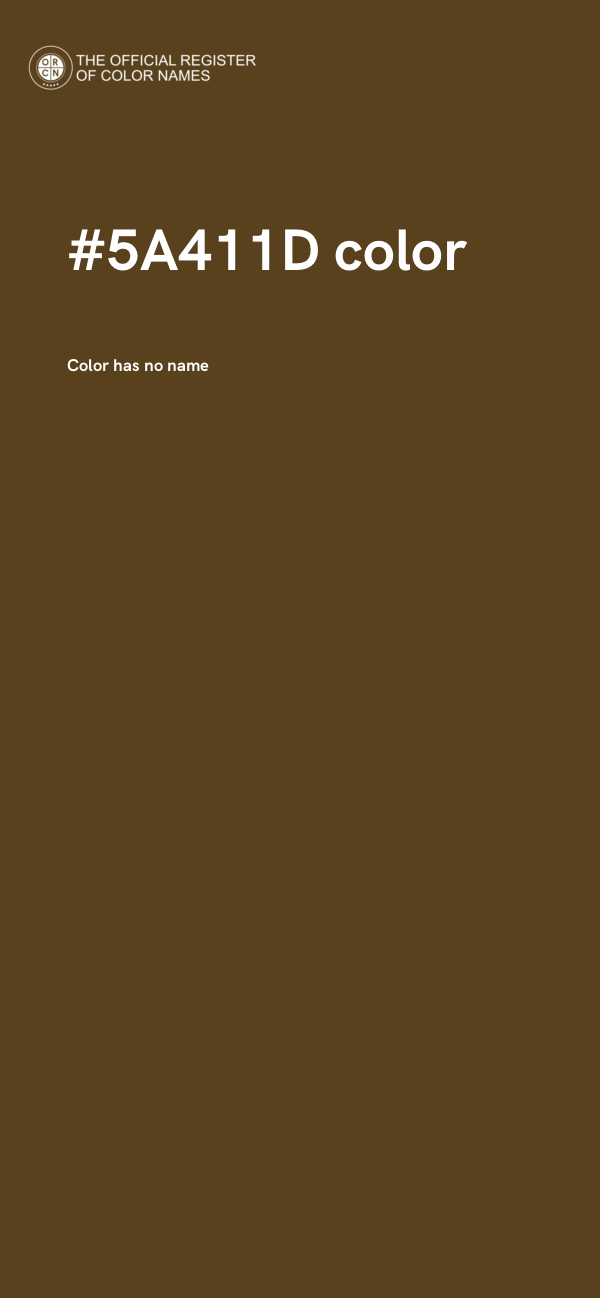 #5A411D color image