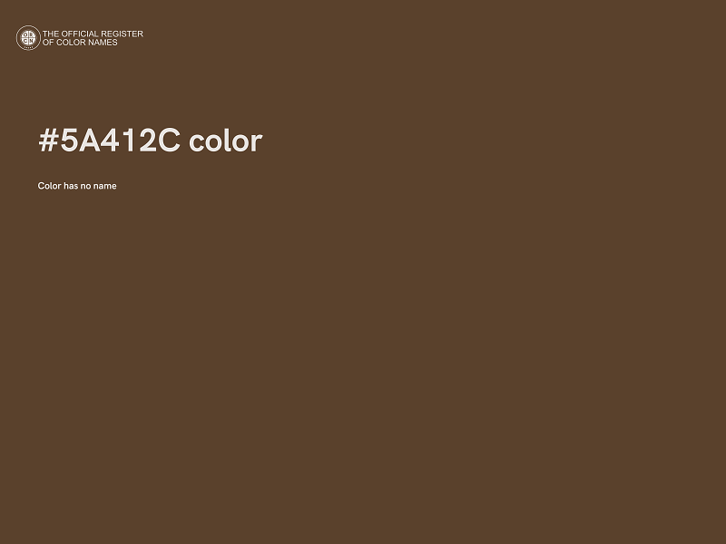 #5A412C color image