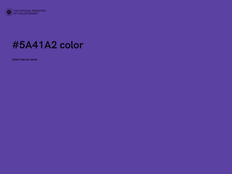 #5A41A2 color image