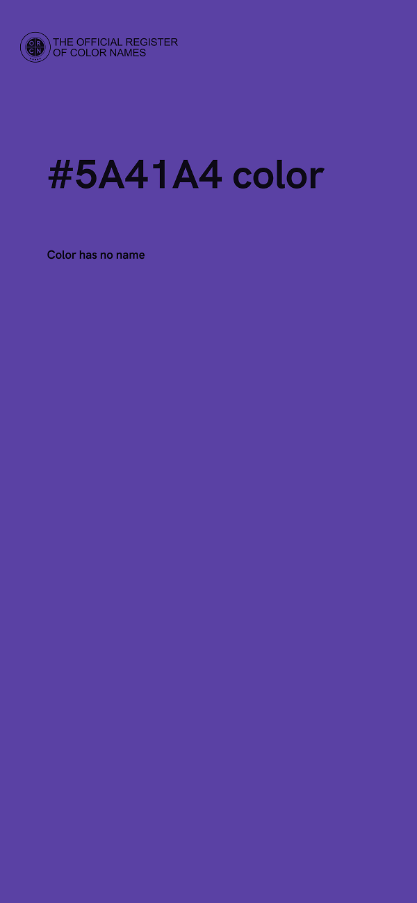 #5A41A4 color image