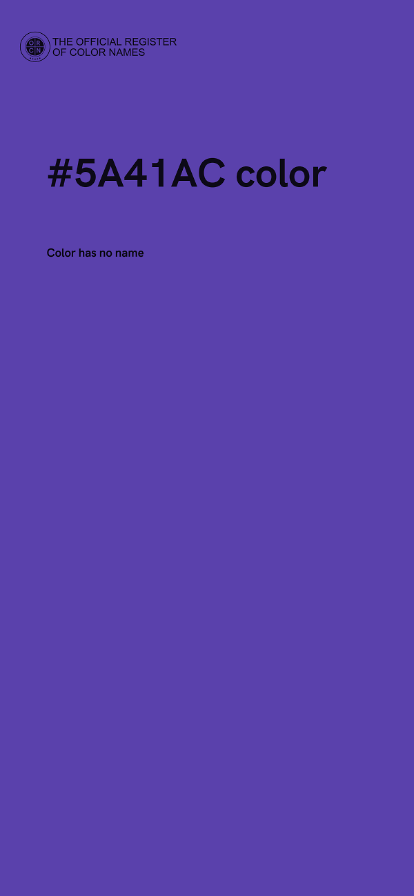 #5A41AC color image