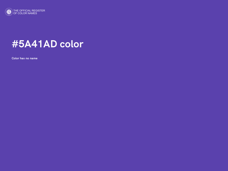 #5A41AD color image