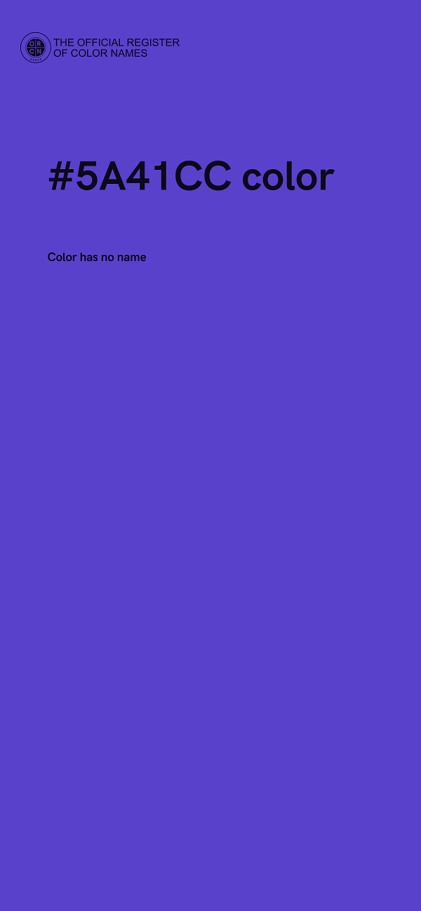#5A41CC color image