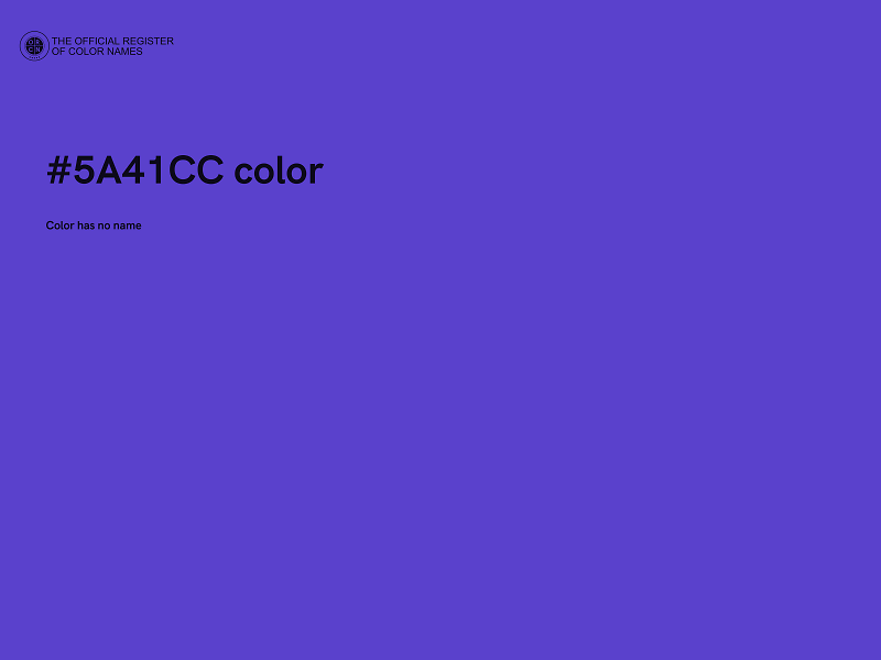 #5A41CC color image