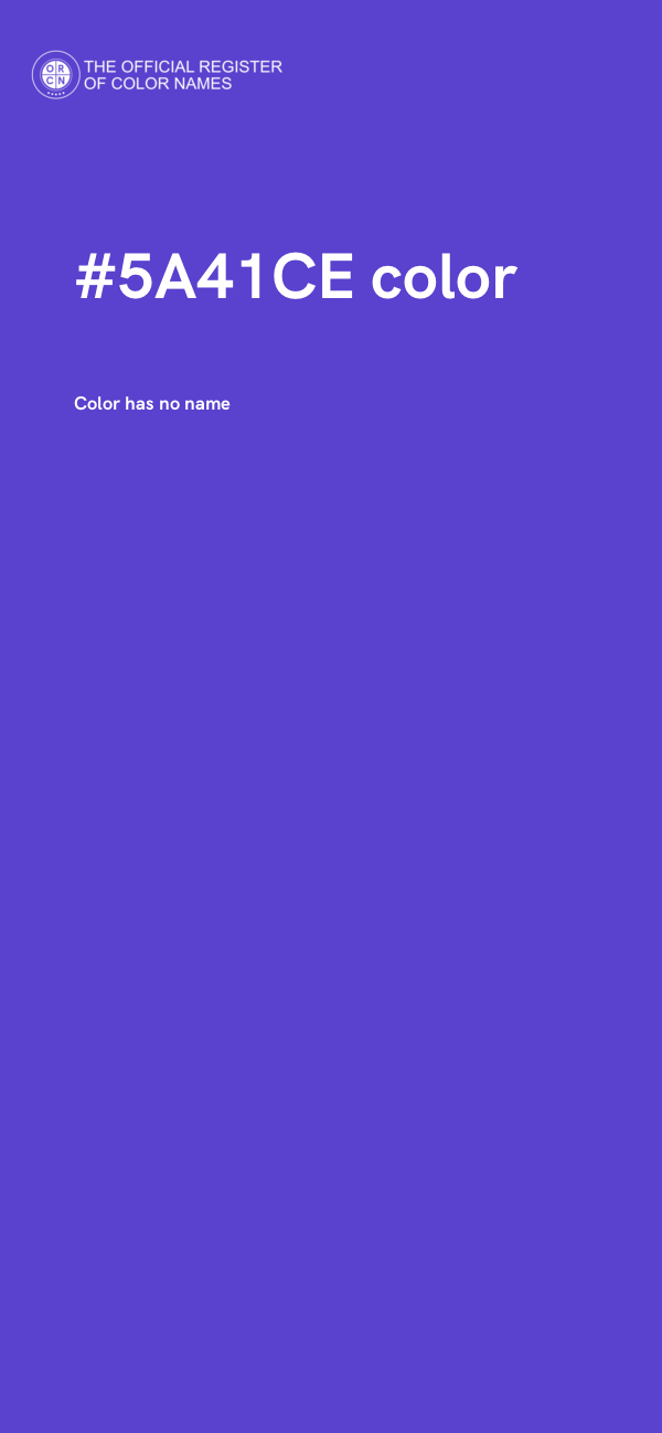 #5A41CE color image