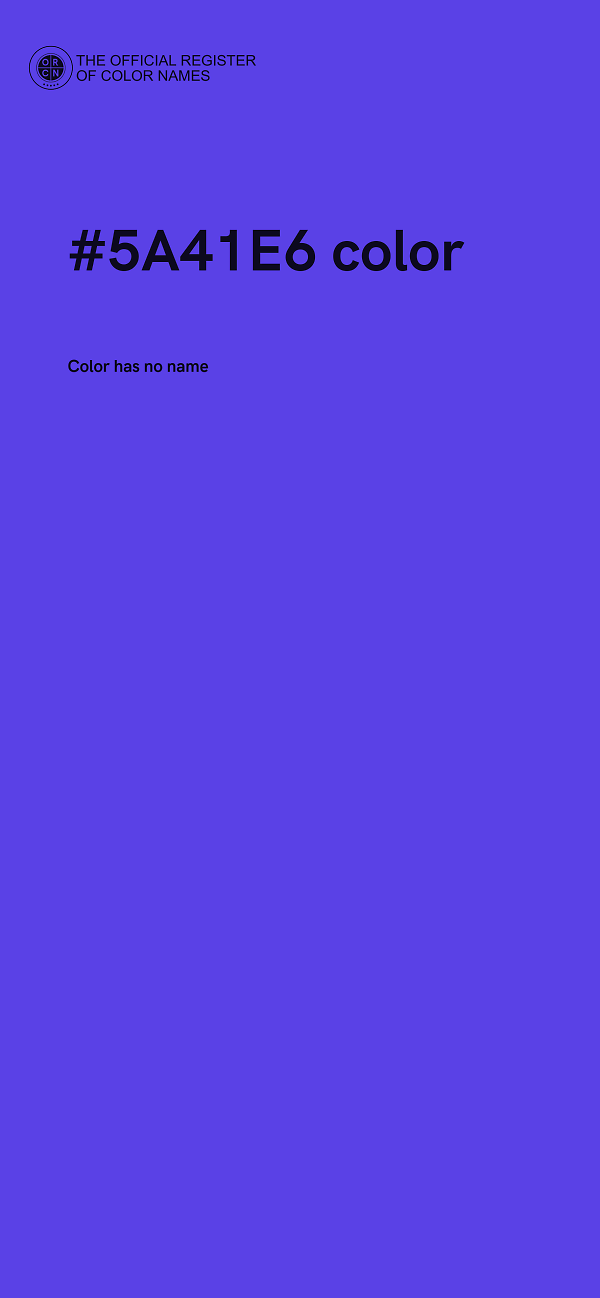 #5A41E6 color image