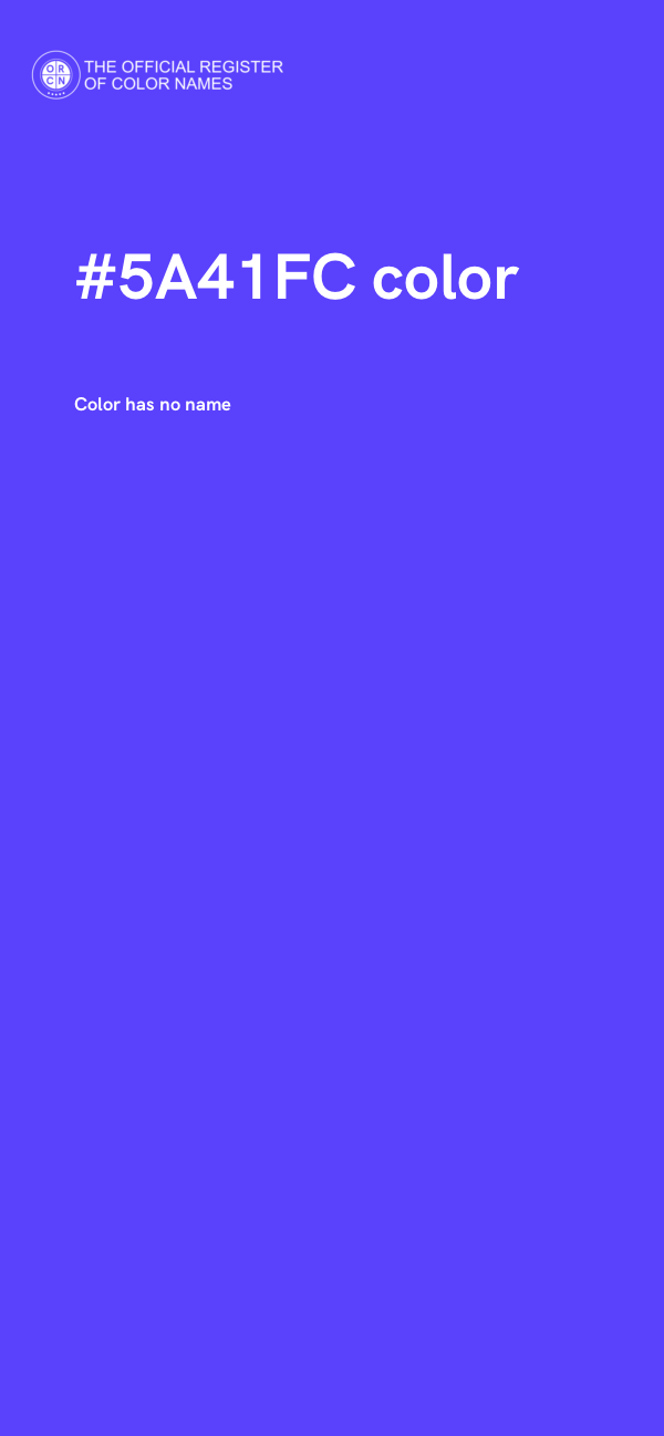 #5A41FC color image