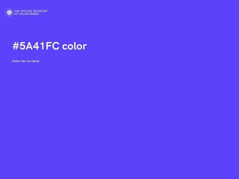 #5A41FC color image