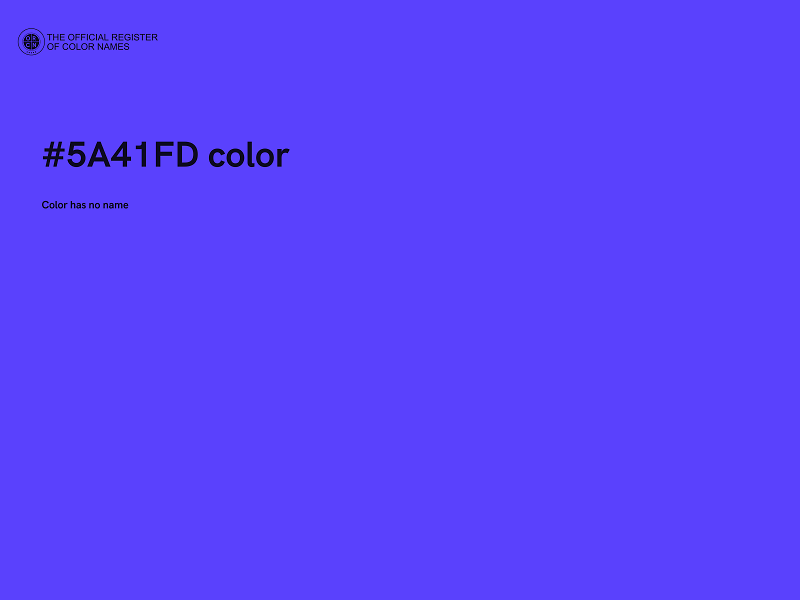 #5A41FD color image