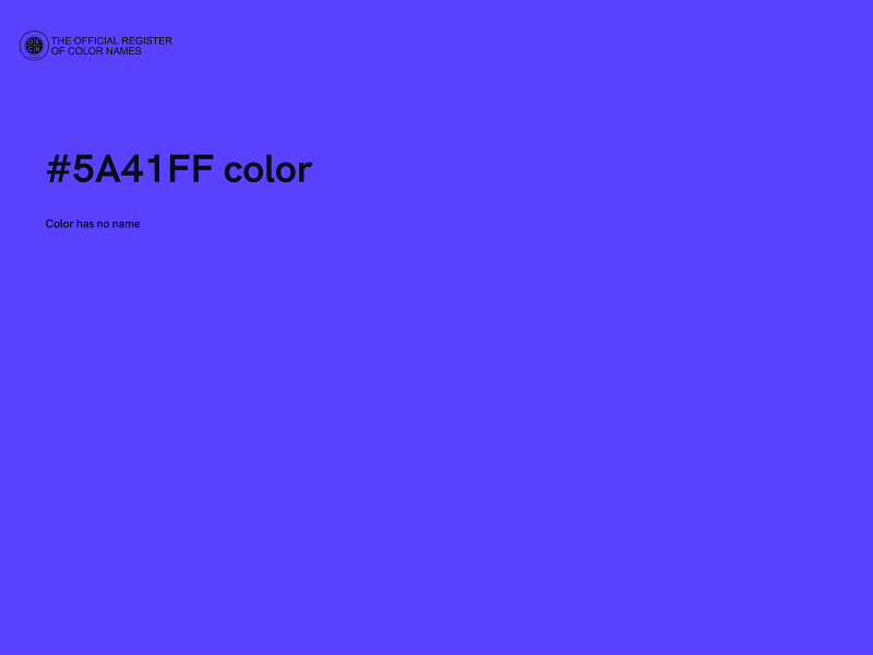 #5A41FF color image