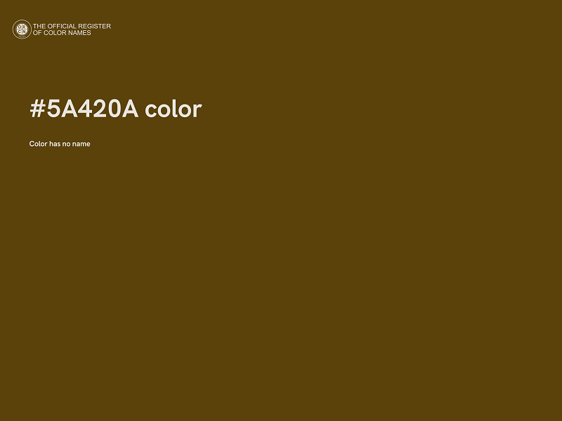 #5A420A color image