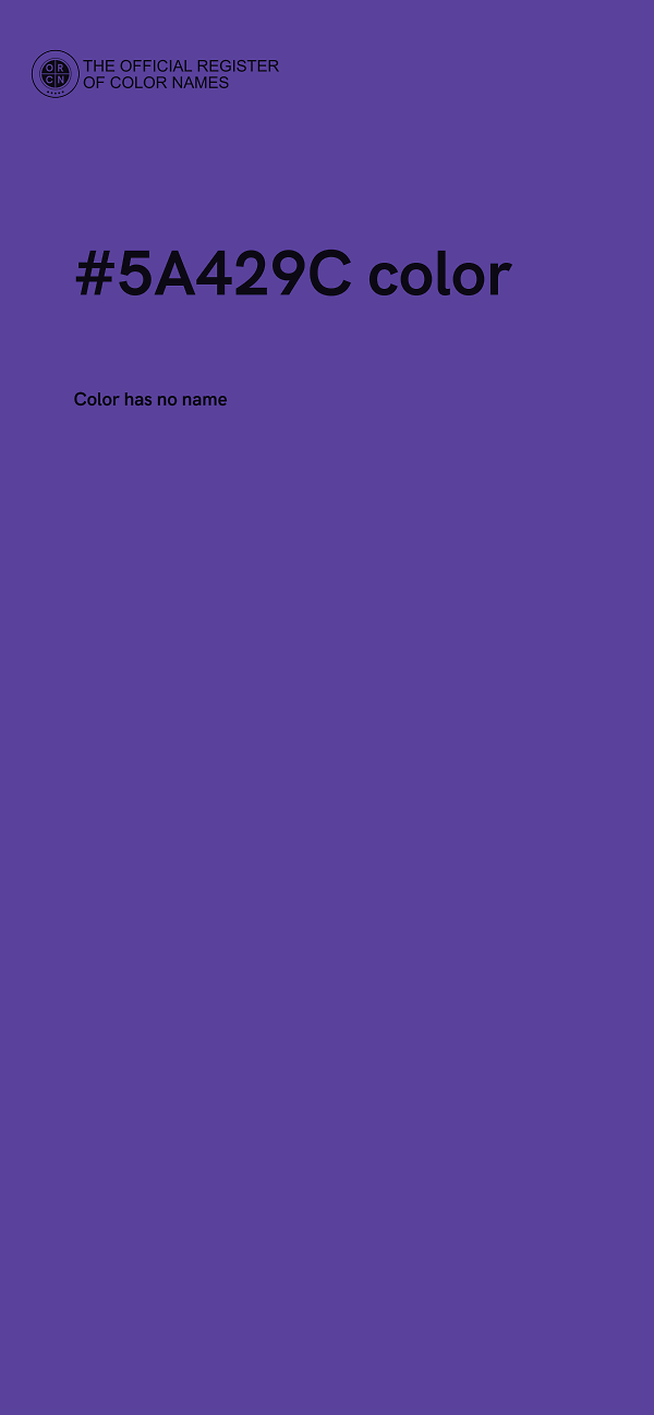 #5A429C color image