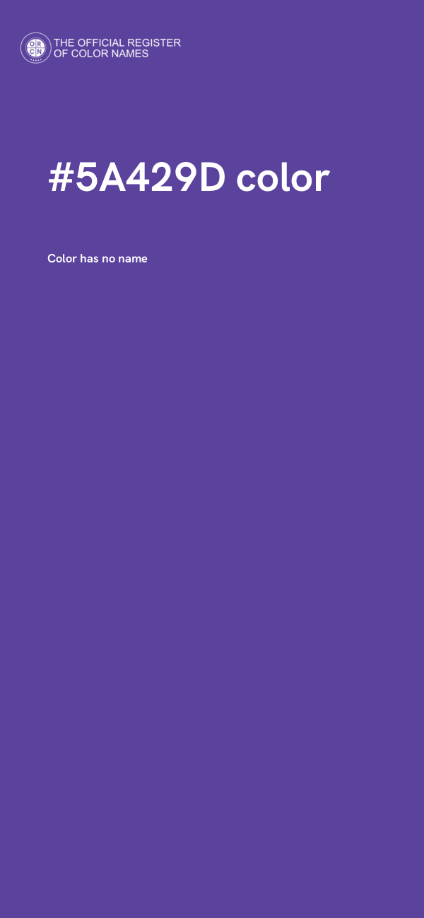 #5A429D color image