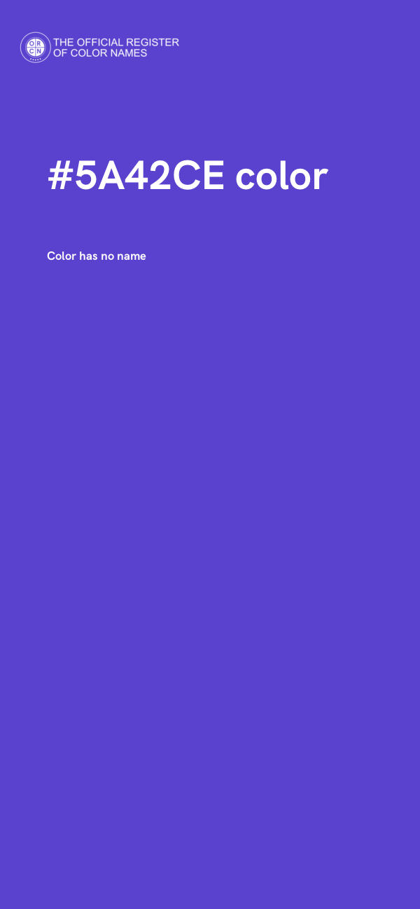 #5A42CE color image