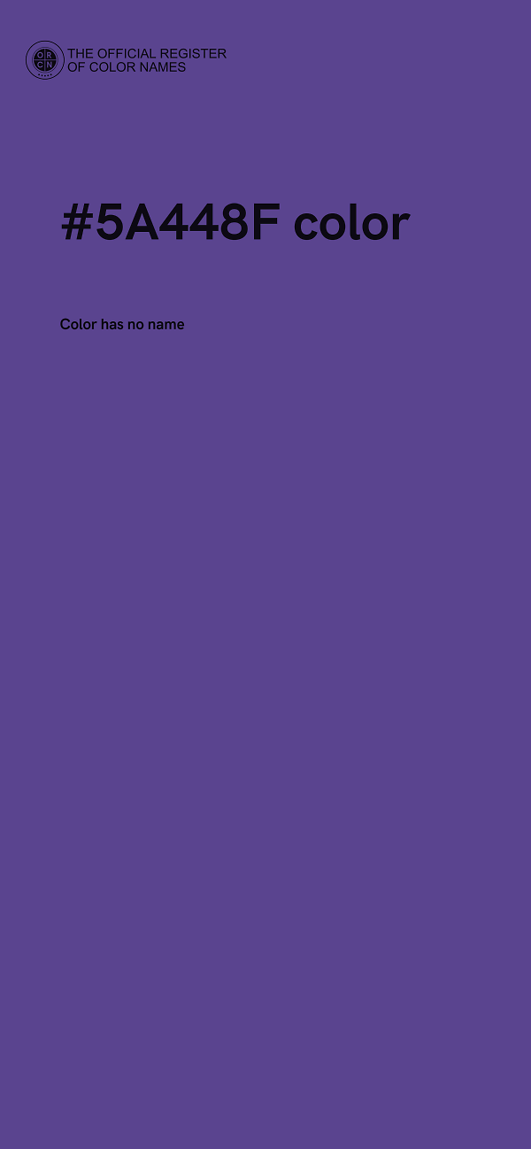 #5A448F color image