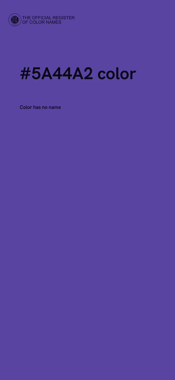 #5A44A2 color image