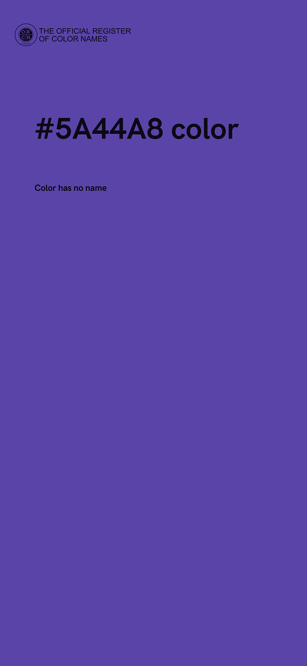 #5A44A8 color image