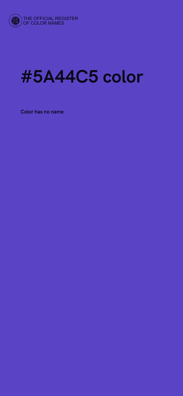 #5A44C5 color image