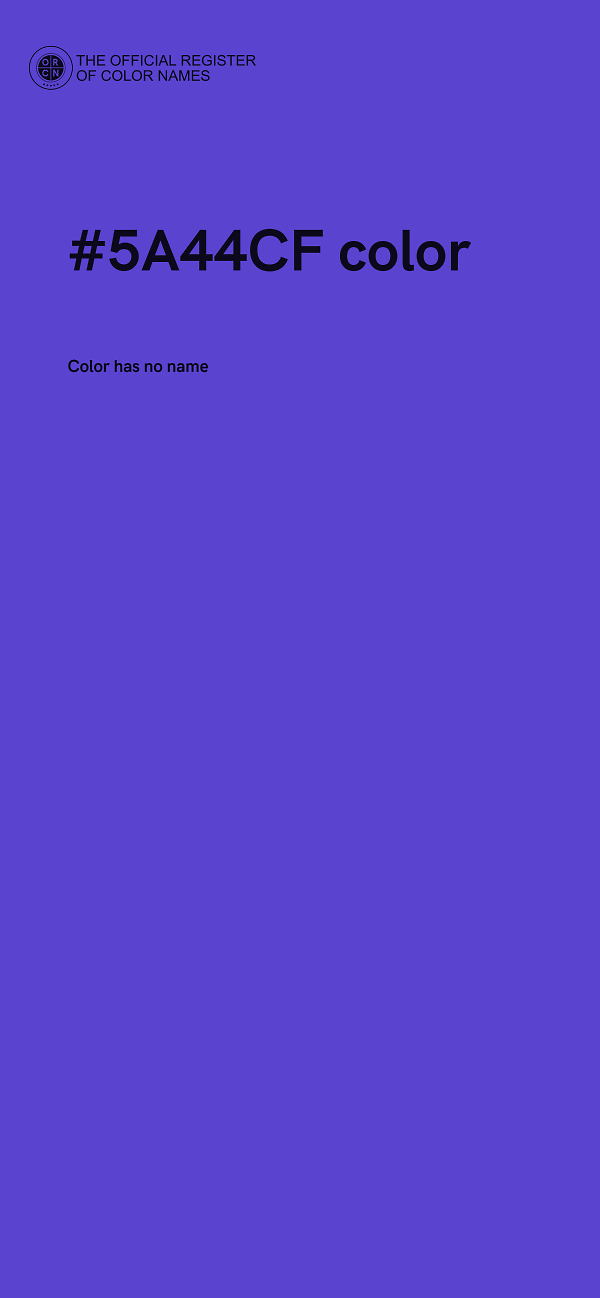 #5A44CF color image