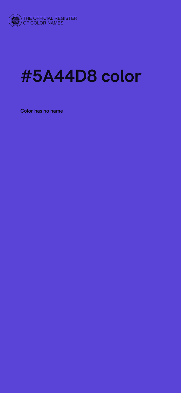 #5A44D8 color image