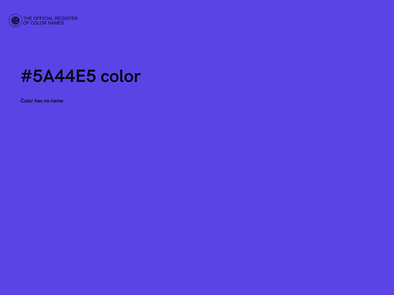 #5A44E5 color image
