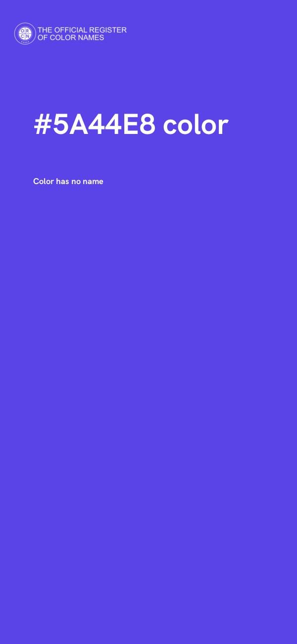 #5A44E8 color image