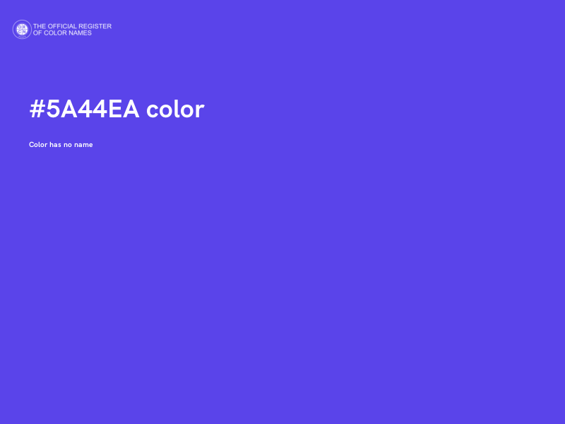#5A44EA color image