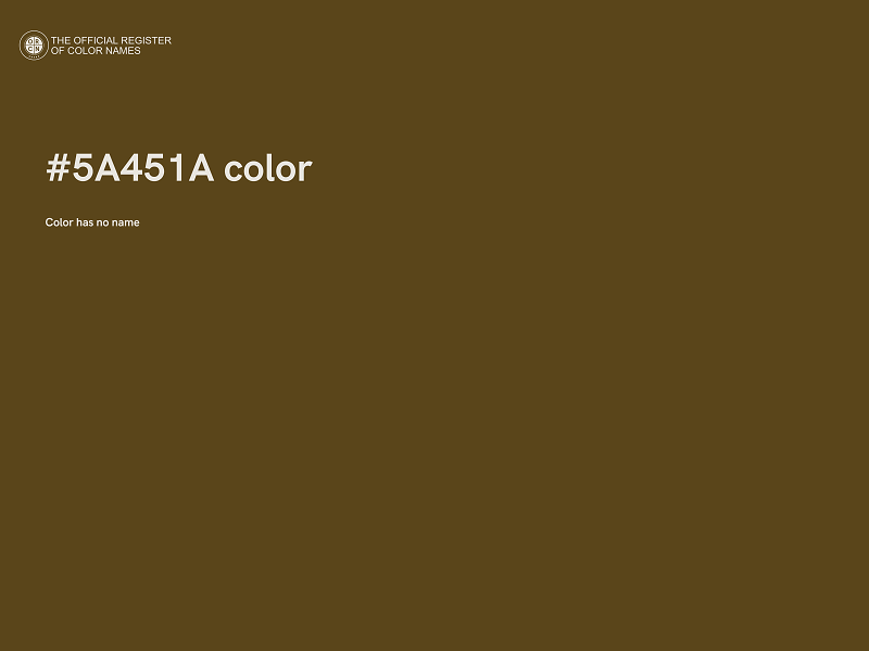 #5A451A color image