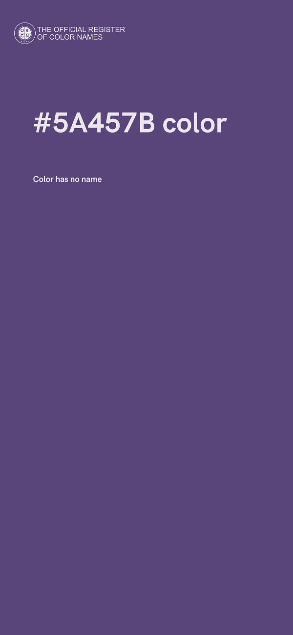 #5A457B color image