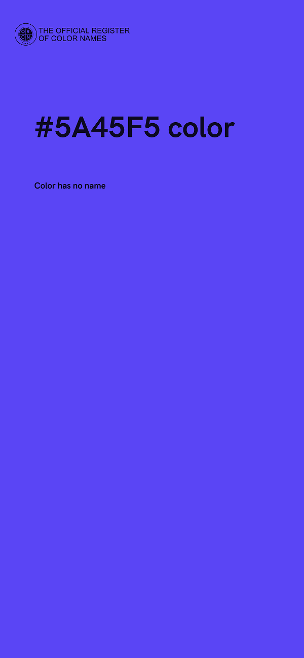 #5A45F5 color image