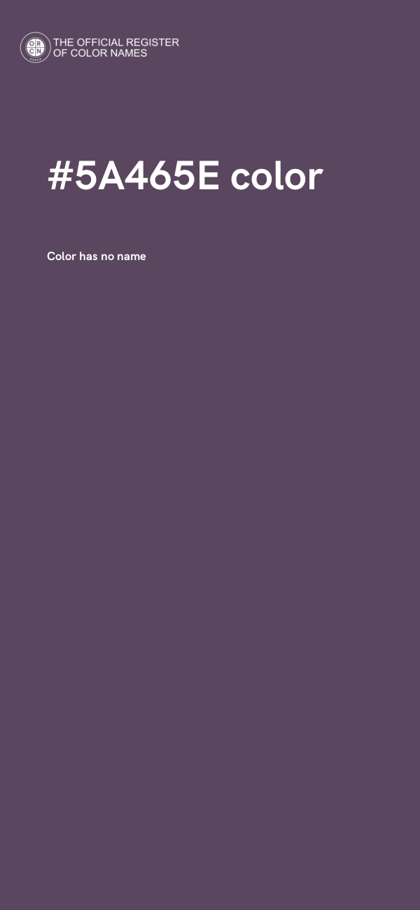 #5A465E color image