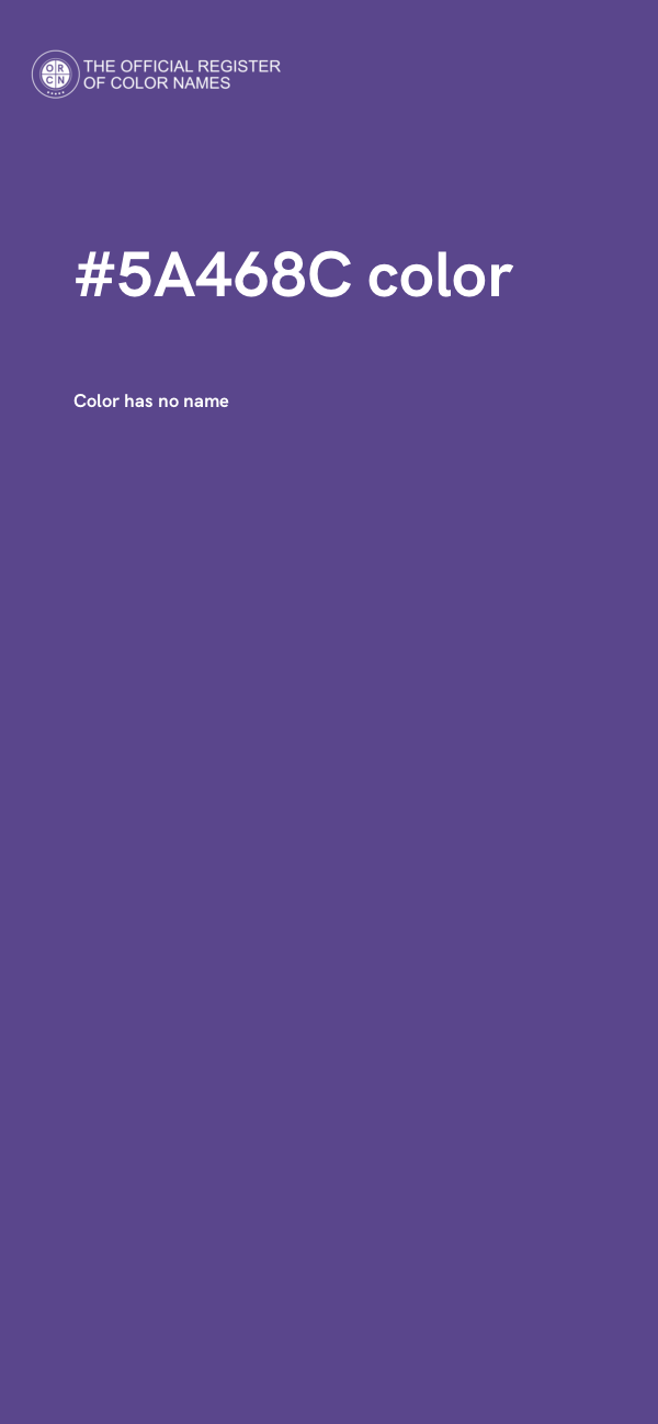 #5A468C color image