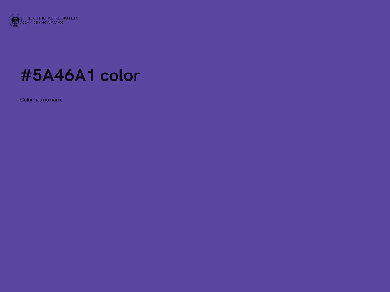 #5A46A1 color image