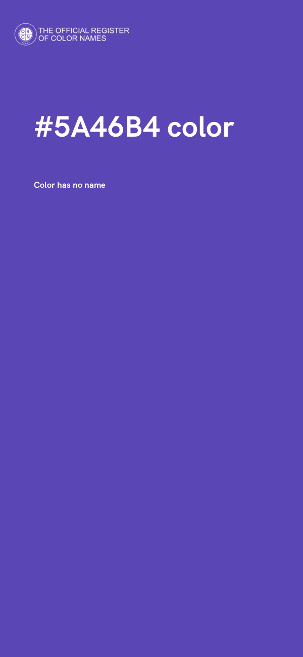 #5A46B4 color image