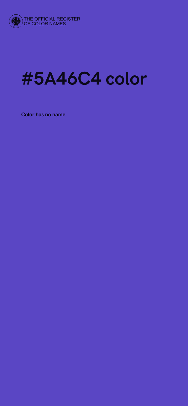 #5A46C4 color image