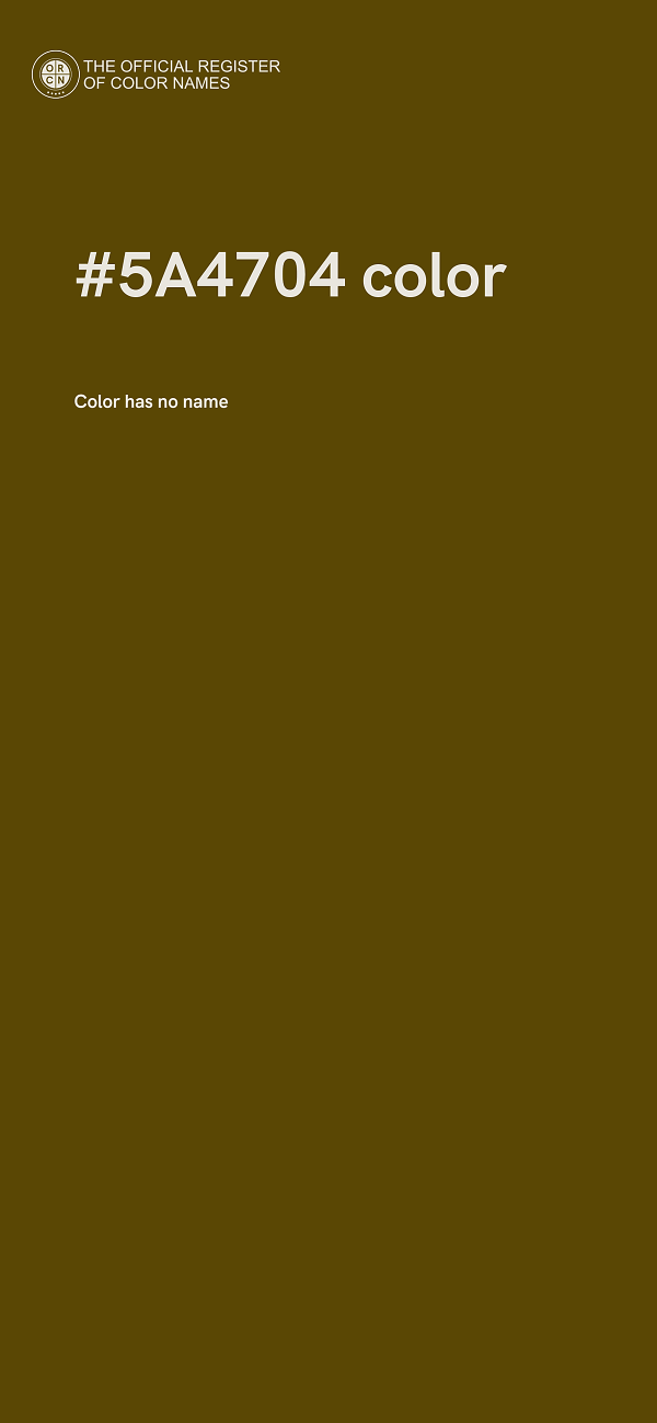 #5A4704 color image