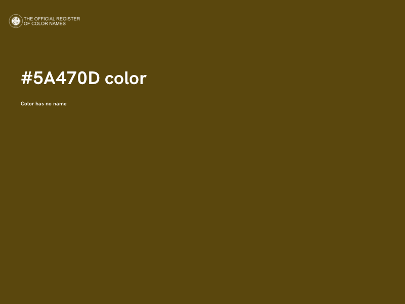 #5A470D color image