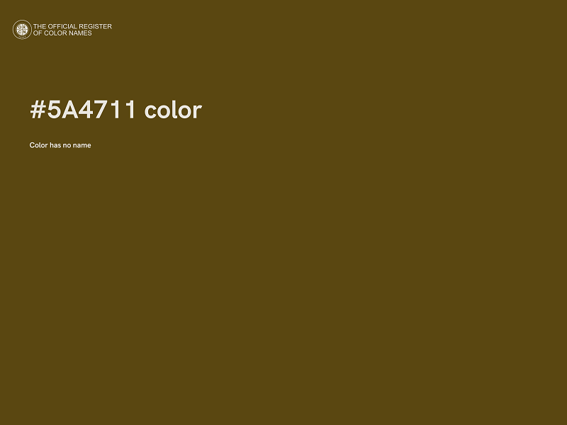 #5A4711 color image