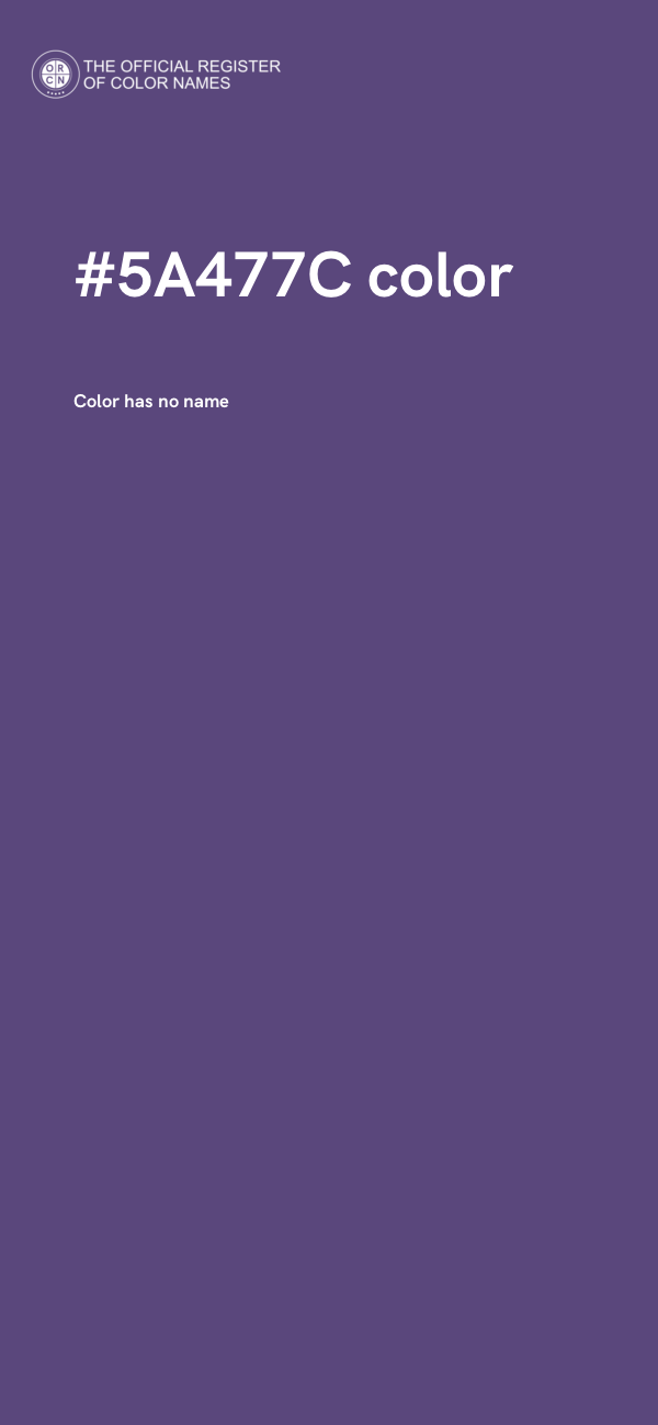 #5A477C color image