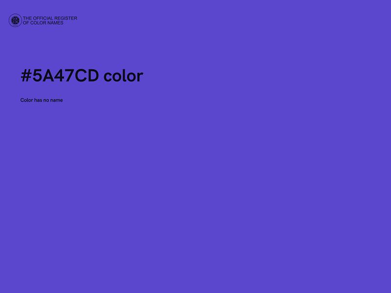 #5A47CD color image