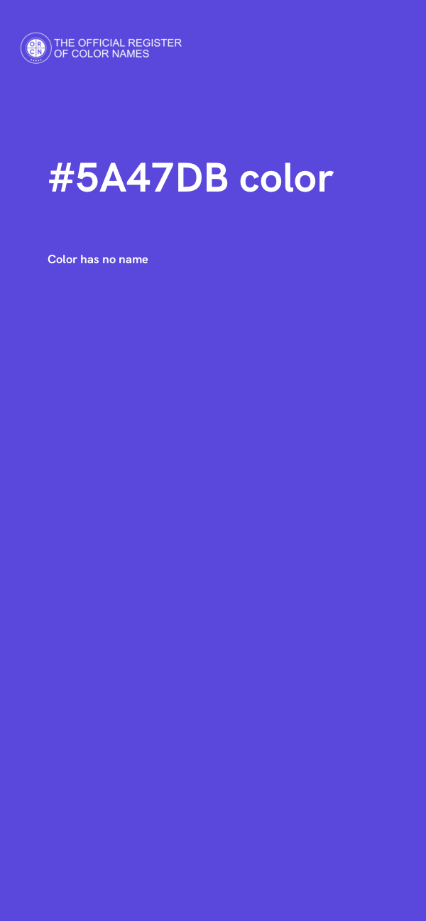 #5A47DB color image