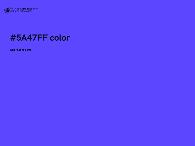 #5A47FF color image
