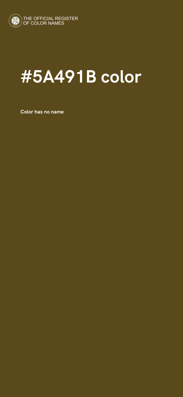 #5A491B color image