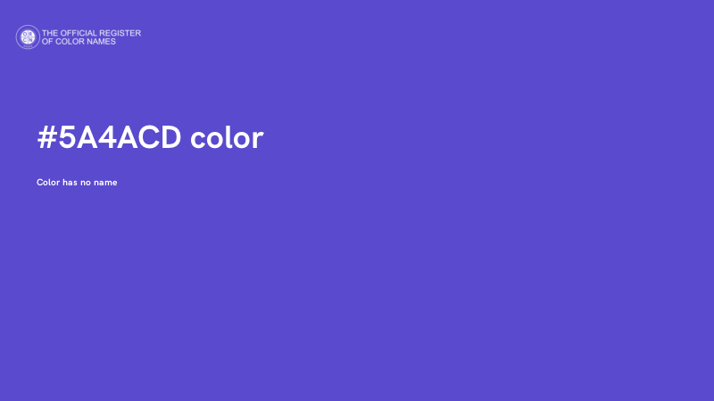 #5A4ACD color image