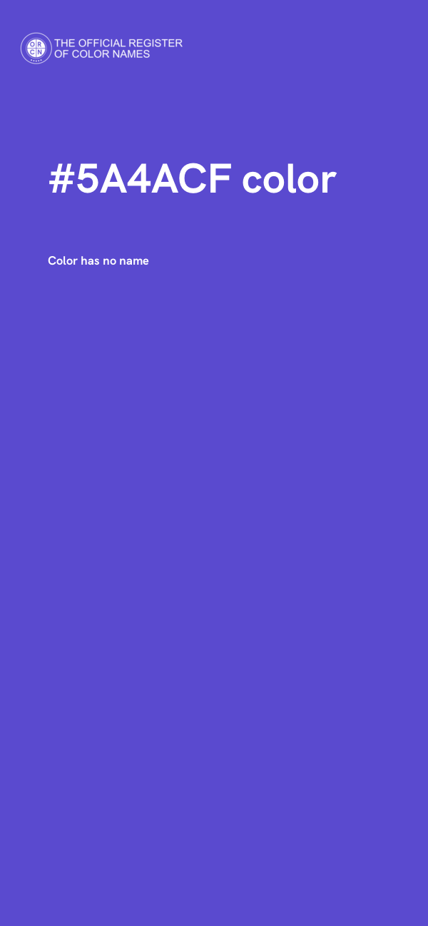 #5A4ACF color image