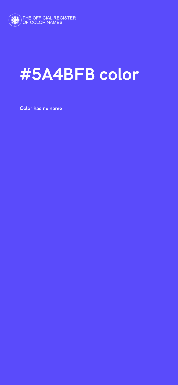 #5A4BFB color image