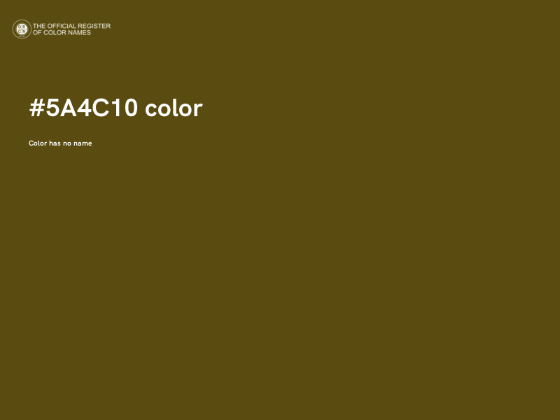 #5A4C10 color image