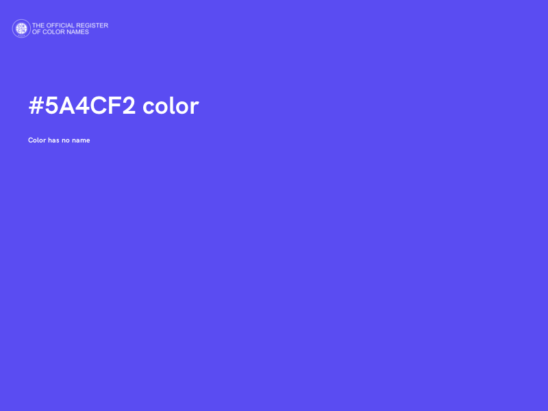 #5A4CF2 color image