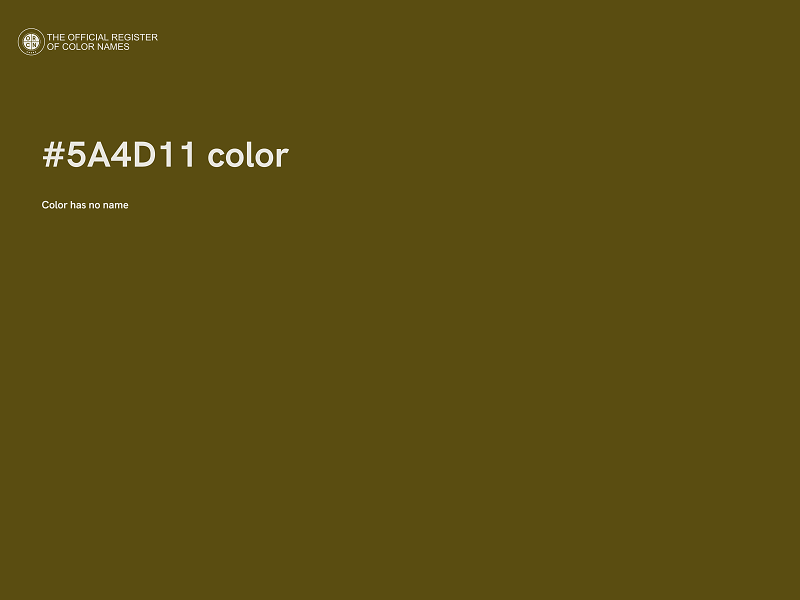 #5A4D11 color image